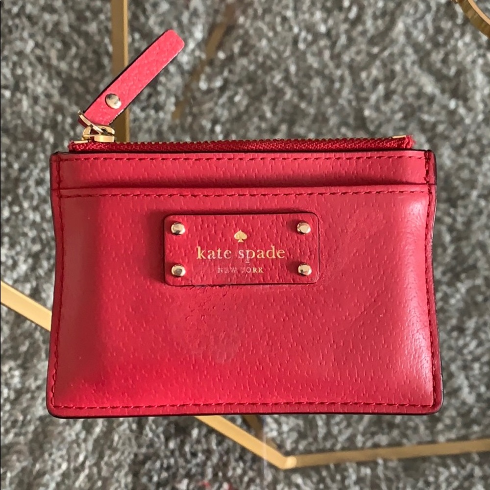 Red Kate Spade Wallet